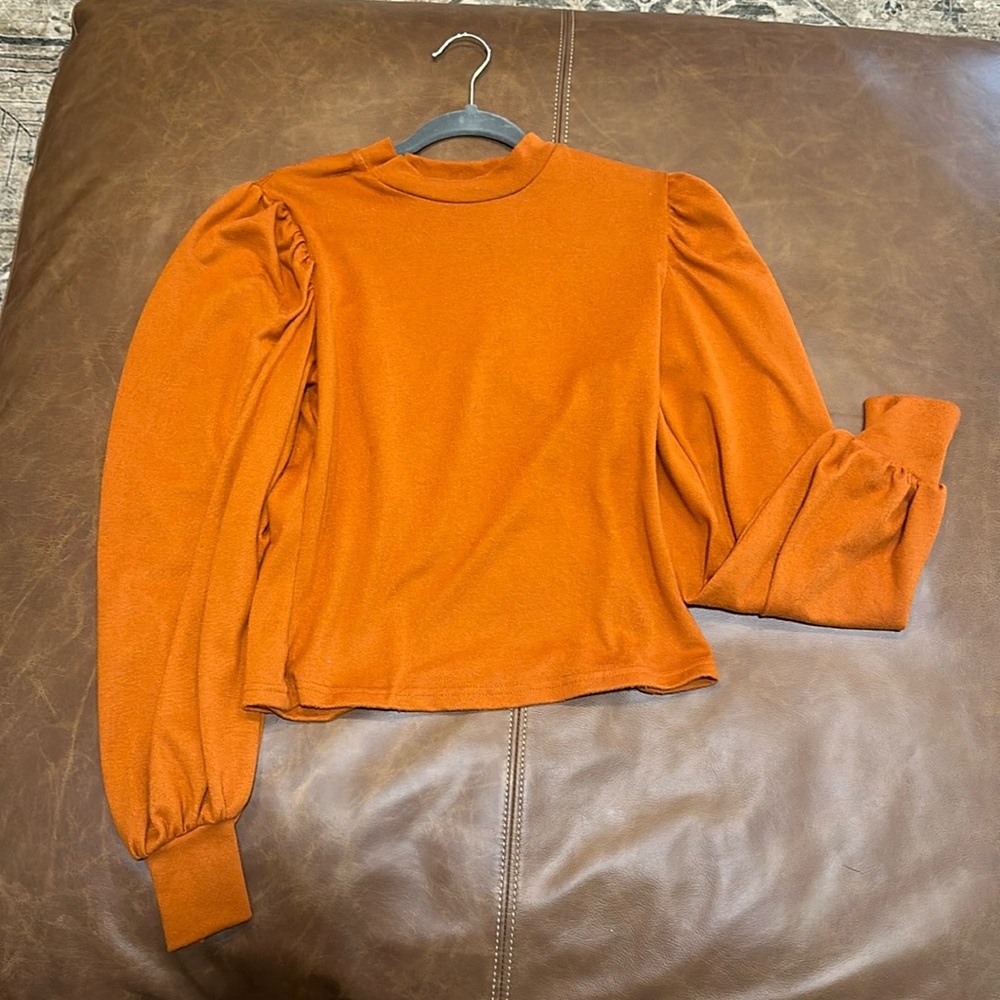 burnt orange top